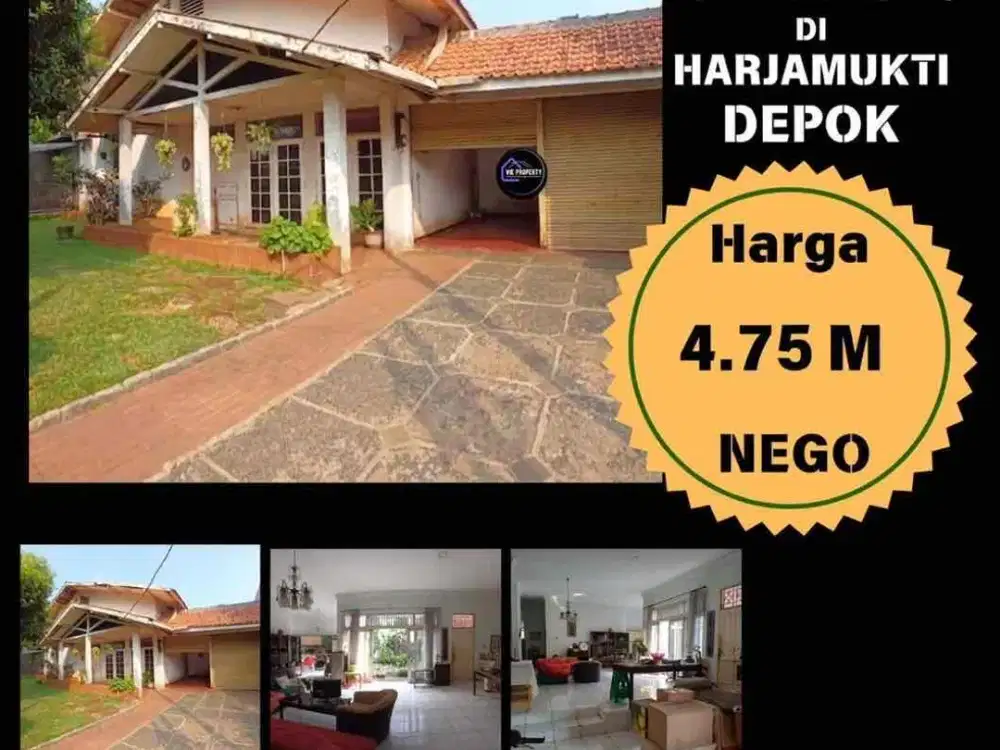 Rumah luas dekat LRT Harjamukti