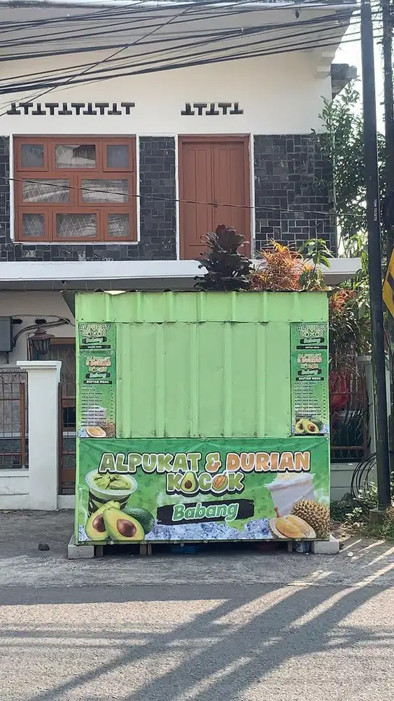 Booth/kontainer untuk usaha F&B