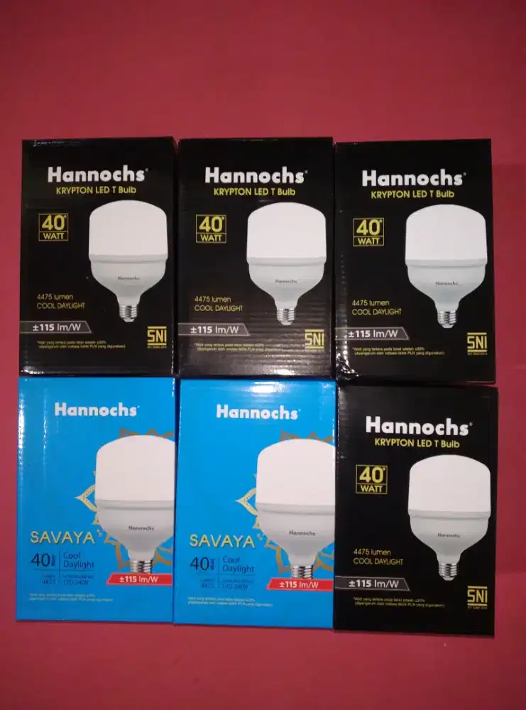 habisin setok lampu led hanochs jamin baru ori borong semua siap antar