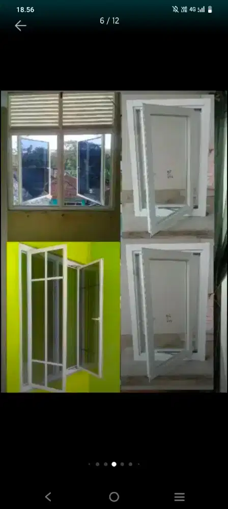 Aluminium, kusen pintu jendela