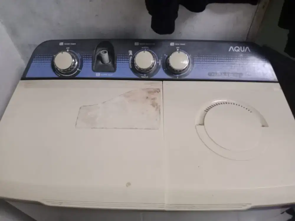 MESIN CUCI 2 TABUNG MERK AQUA