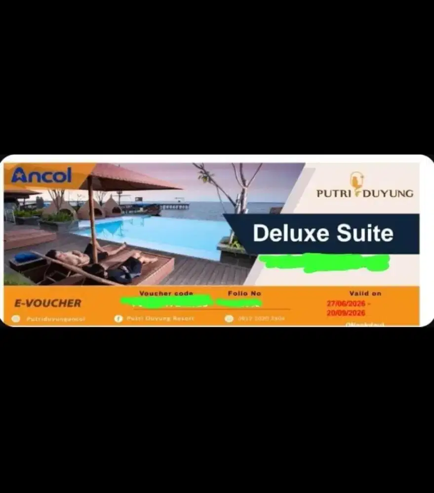 Voucher menginap/staycation Hotel Putri Duyung Ancol Deluxe Suite Room