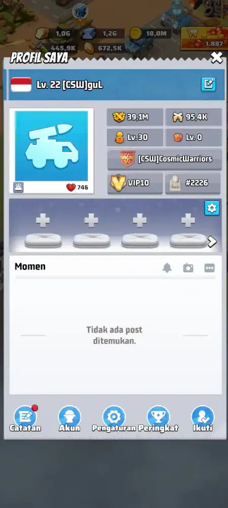 game Lst war id