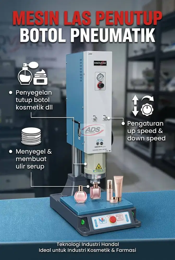 MESIN LAS PENUTUP BOTOL PNEUMATIK