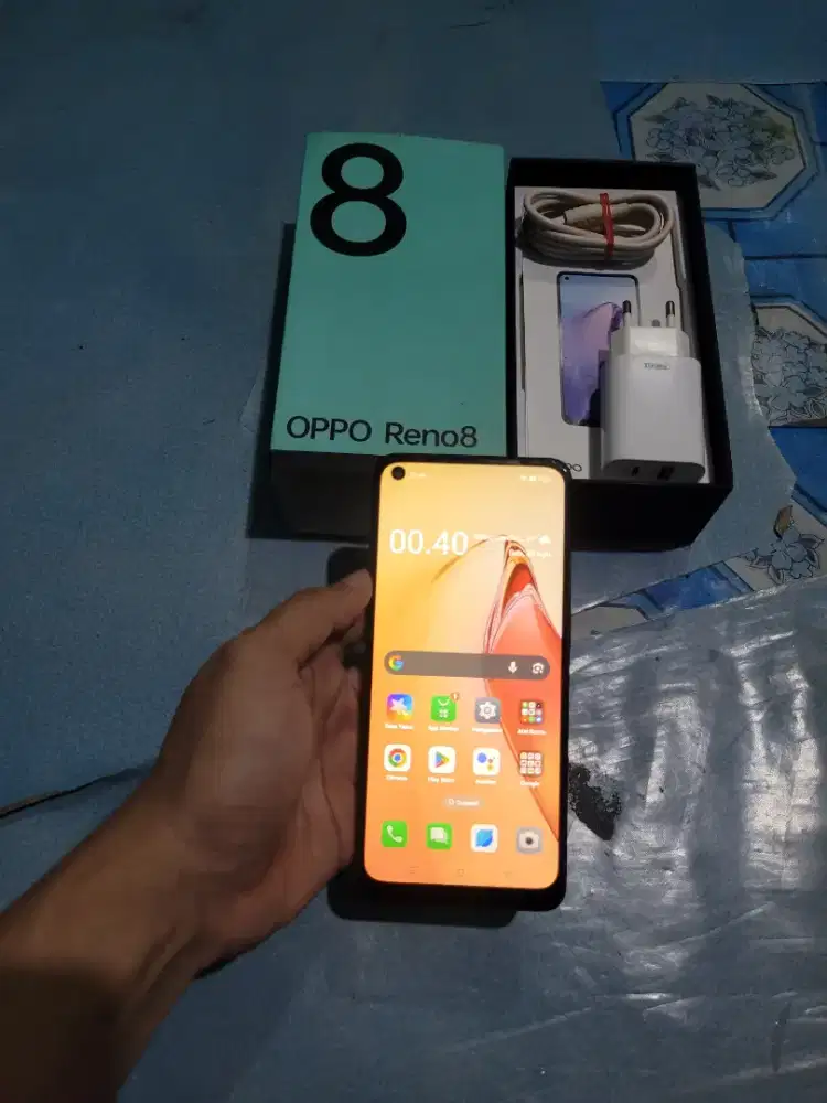 Jual BU Murah RAM 8/256 GB OPPO RENO 8 FULLSET