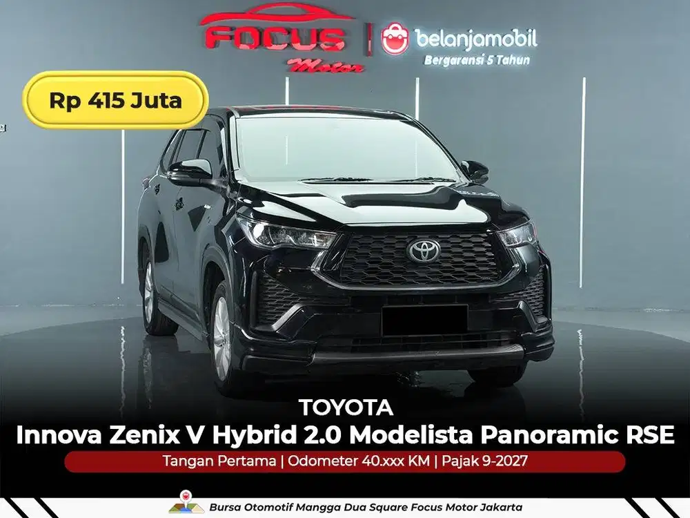 [ BERGARANSI ] Toyota Zenix V Hybrid 2,0 Modelista RSE AT 2024/2025