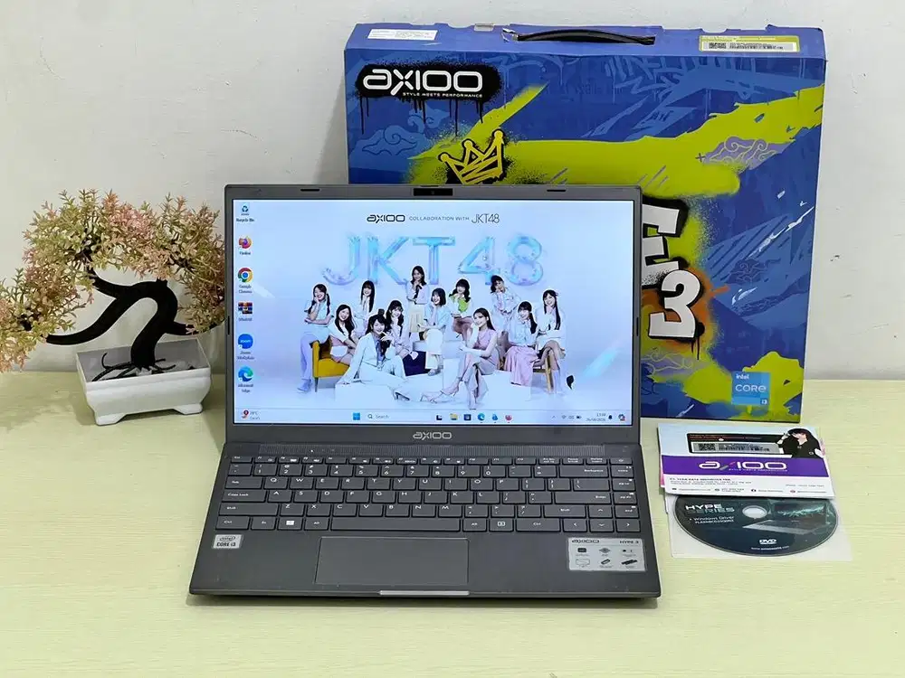 Axioo Hype 3 i3-1005G1 RAM 8 SSD 256 GB 14 FHD Fullset Garansi