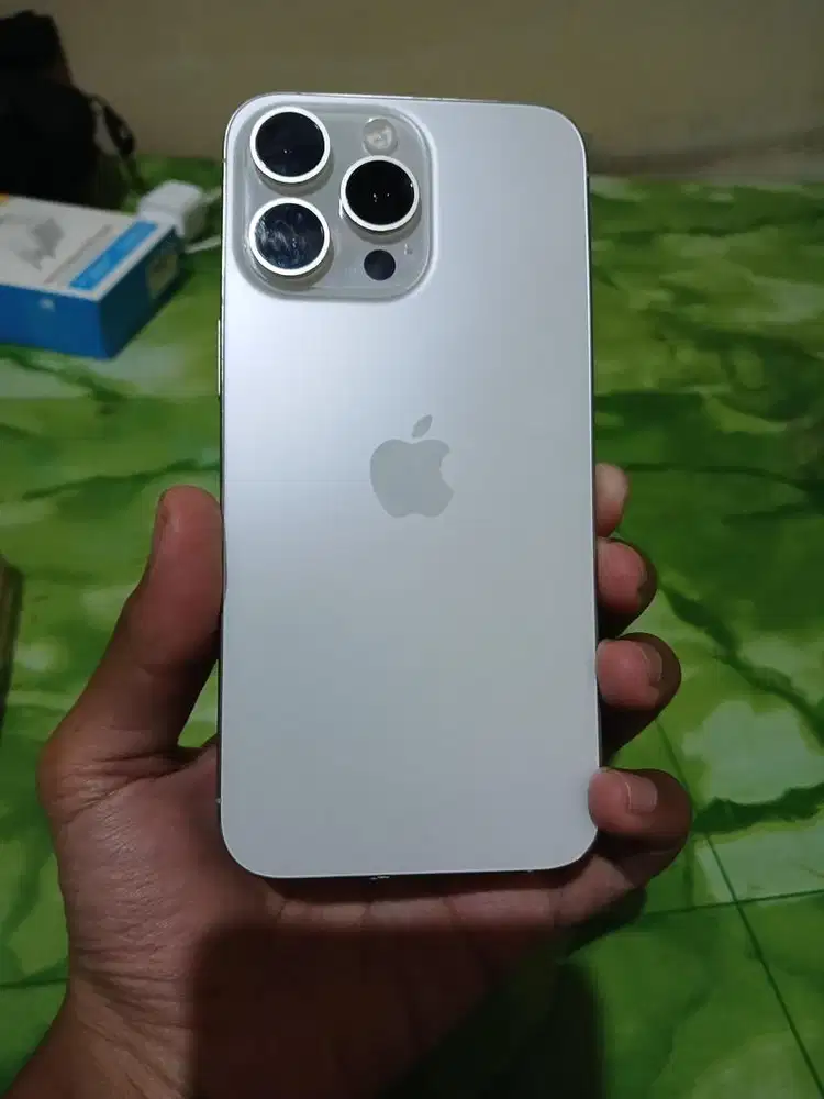 Iphone 15 promax 256gb ibox white titanium
