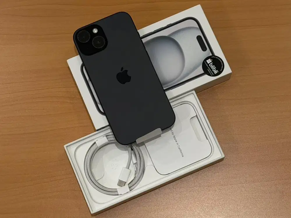 iPhone 15 128GB iBox BH88% Full Ori Tanpa Kendala