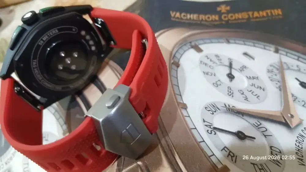 Silicone Rubber Strap Tag Heuer Connected Calibre E4 E3 45mm