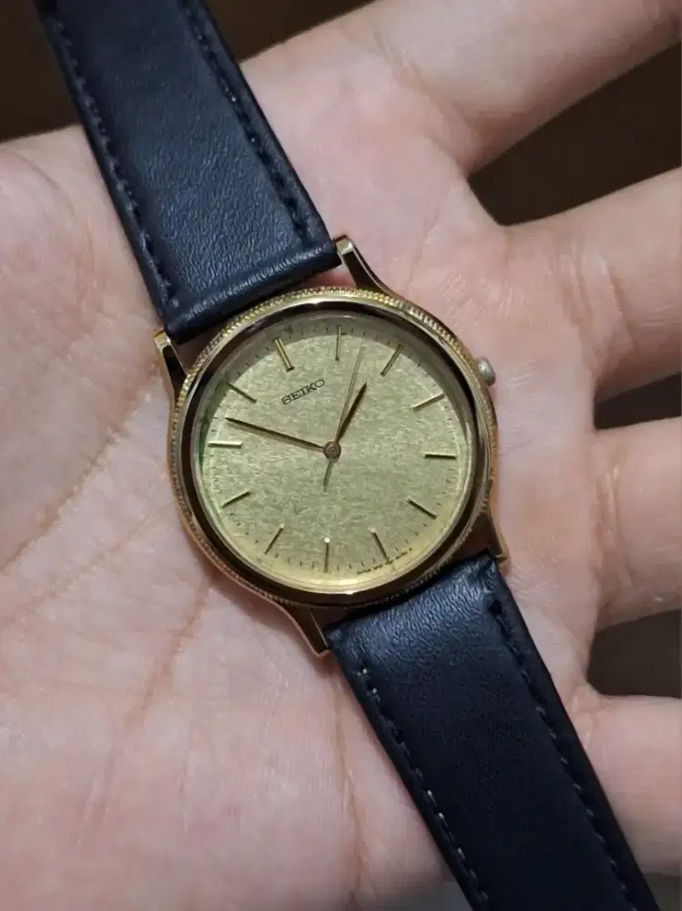 Seiko Textured Gold Dial
