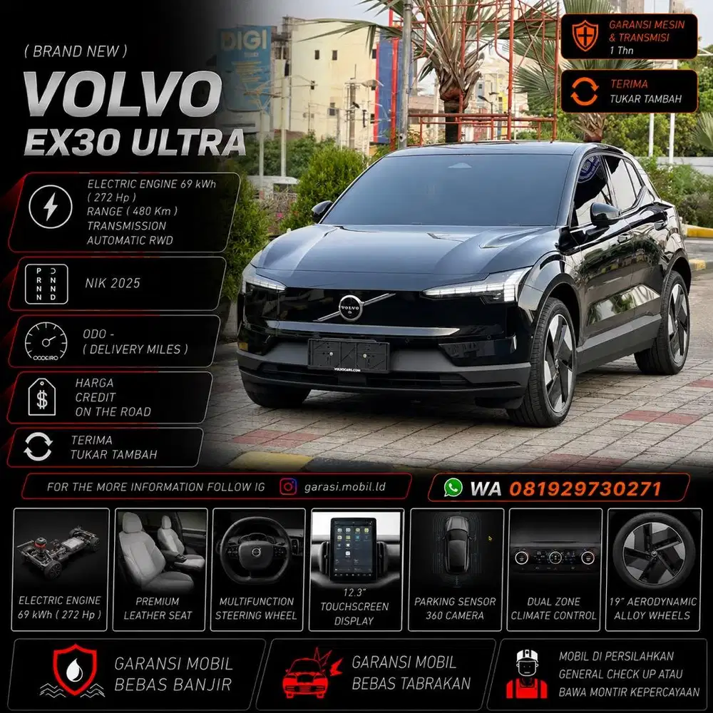 Volvo EX30 Ultra 2025 / Brand New / on the raod