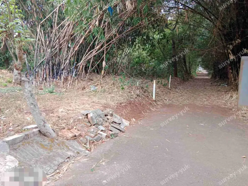 Tanah Lt 1600 m2 SHM Strategis Halte Bus Way Adam Malik  - Pondok Aren