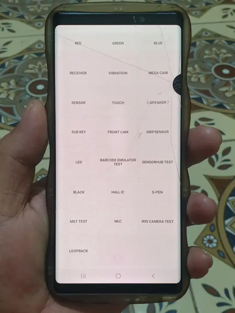 Samsung note 9 minus layak pakai