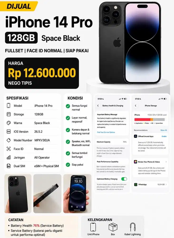 Iphone 14 Pro Resmi