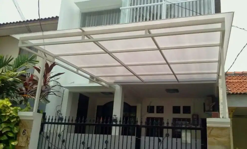 Kanopi atap solarplat 3 mili
