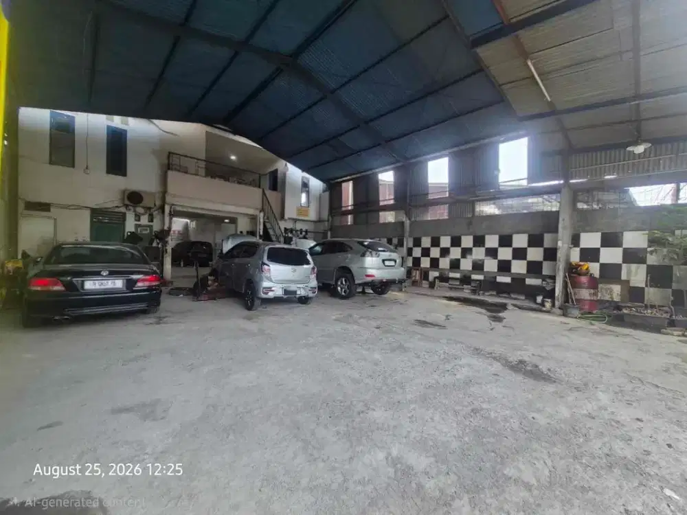 Disewakan Workshop ex Bengkel Mobil di Pulogebang, Cakung, Jaktim