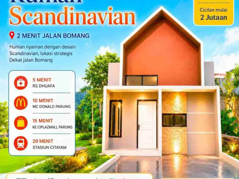 Di Jual Rumah Murah 300 Jt An Dekat Bomang Bojong Gede Bogor