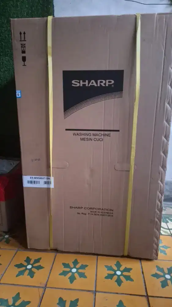 Mesin Cuci 1 Tabung Sharp 9.5kg New Type ES-M9500xt-SA