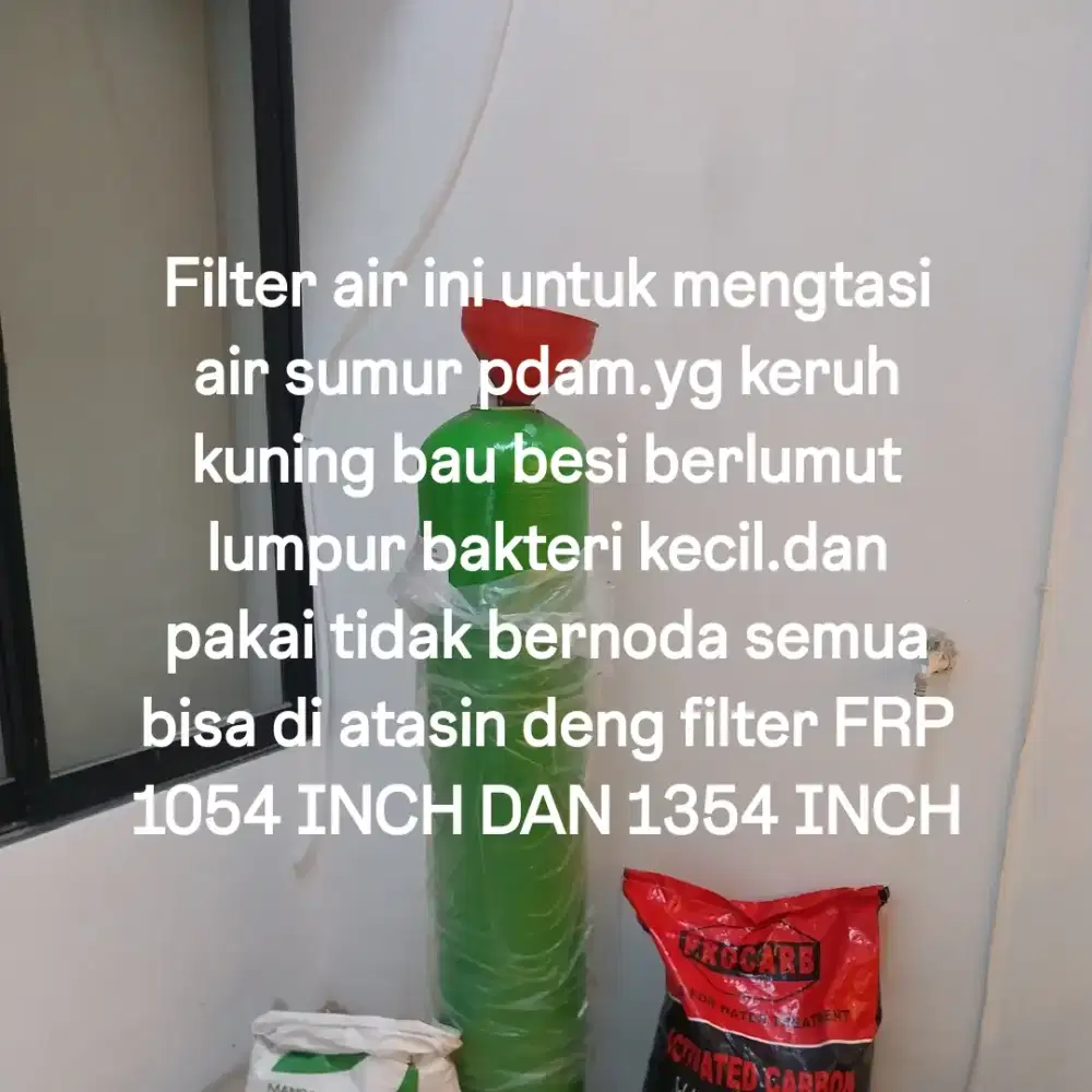 Filter air sumur keruh kuning bau besi