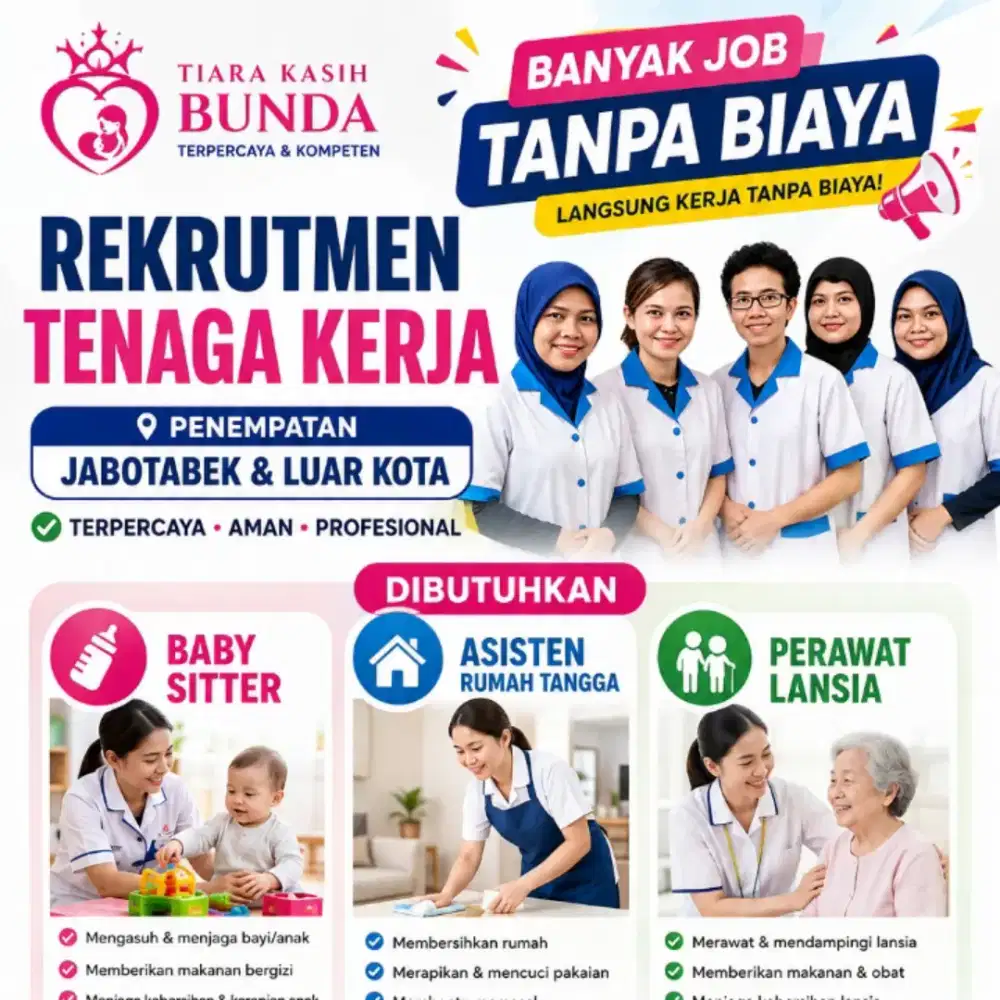 Banyak Job: Baby Sitter ART & Perawat Lansia Terpercaya-Terakreditasi