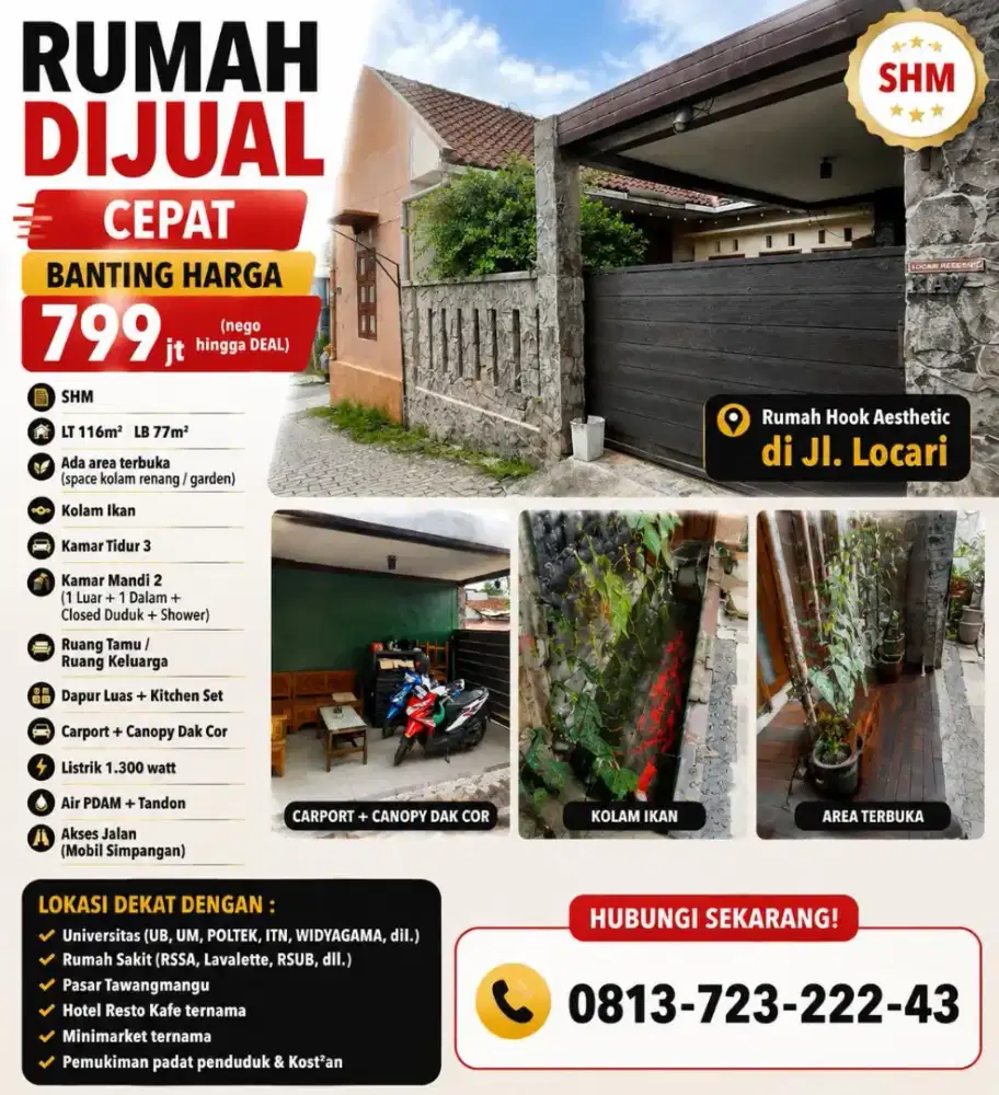 DIJUAL RUMAH MURAH BANTING HARGA