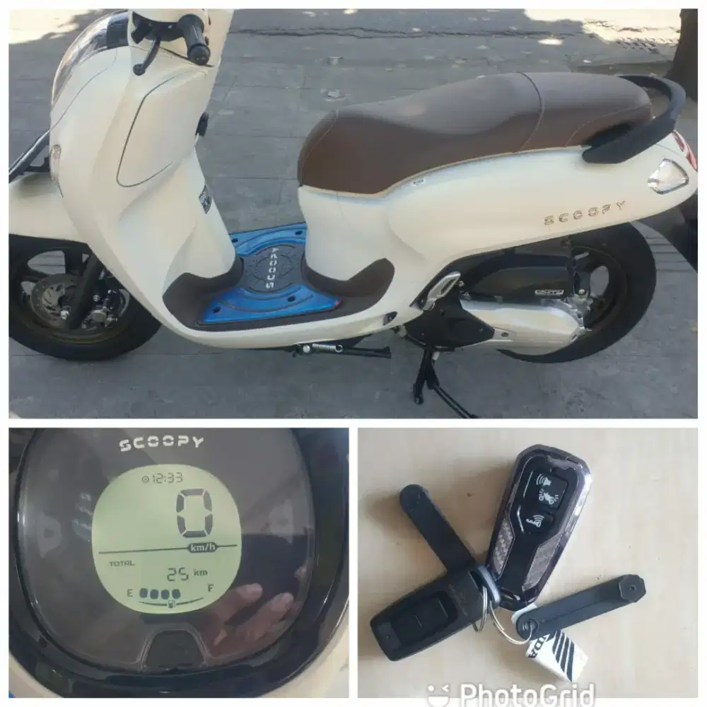 KM 25 perak Scoopy Prestige th 2026 service gratis msh utuh pjk  baru