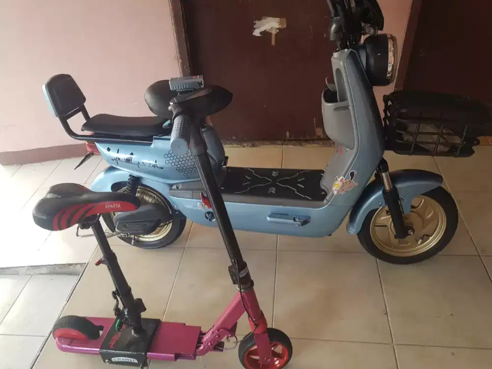 Sepeda listrik uwinfly dan skuter listrik anak