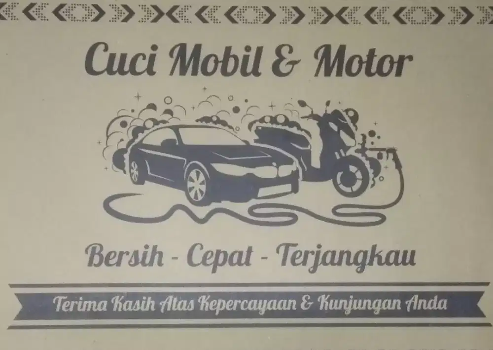 Dibutuhkan operator steam cuci motor yg sudah pengalaman
