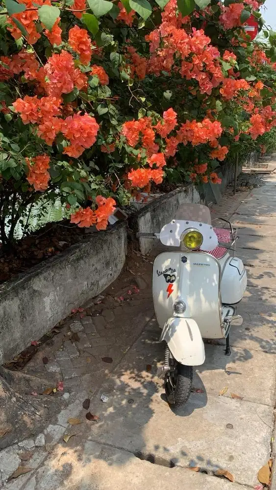 Vespa Super 1968 White