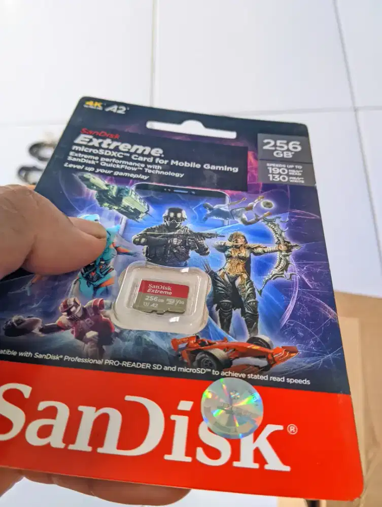 SanDisk Extreme microSDXC 256GB Datascrip