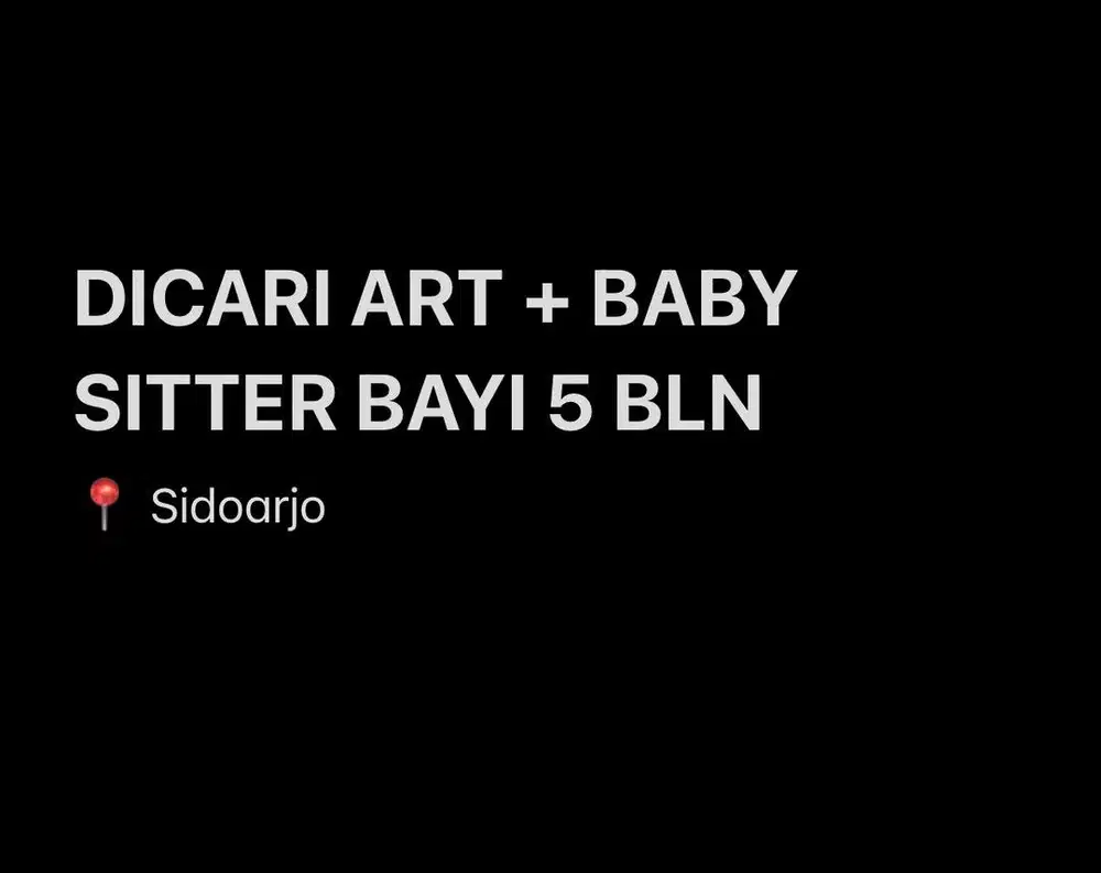 ART + Baby Sitter