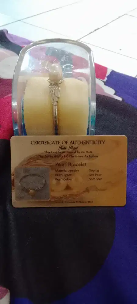 Jual gelang Mutiara laut Air Asin (Bukan air tawar)