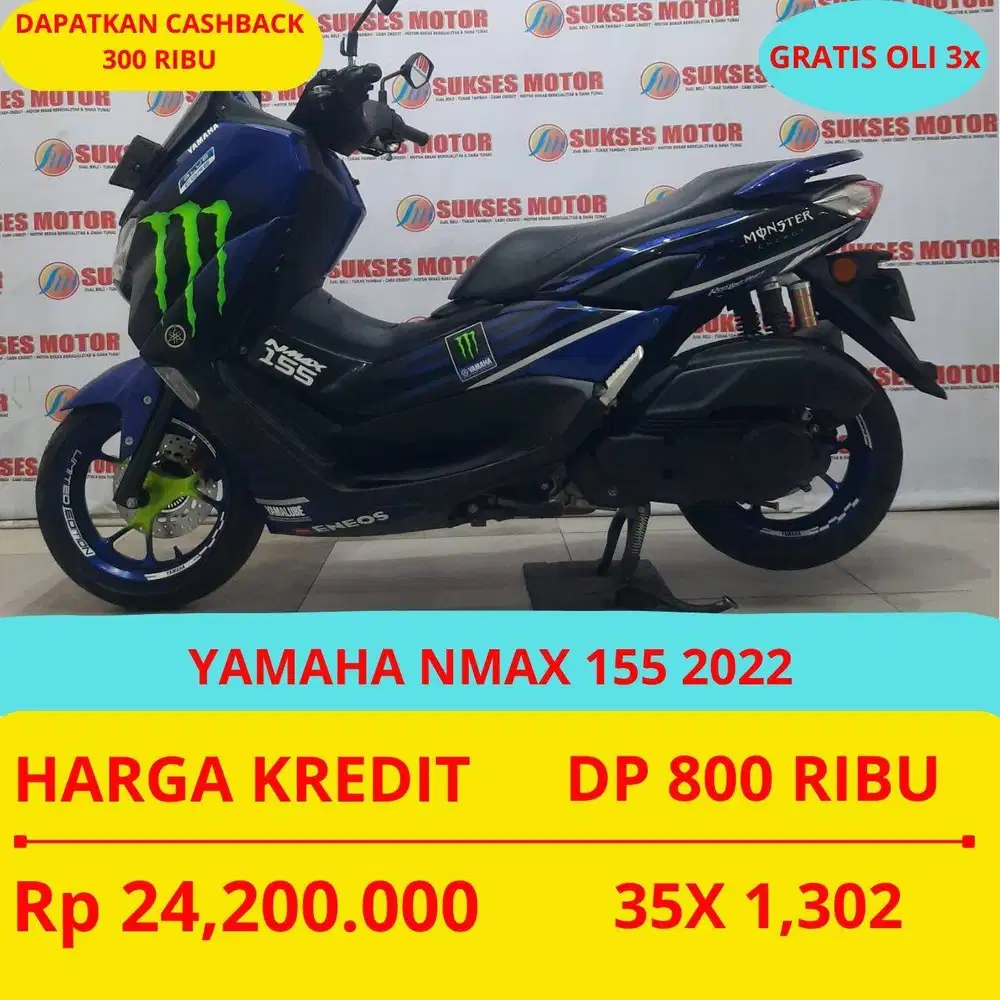 YAMAHA NMAX 155 2022 DP MURAH 800 RIBU GUYS