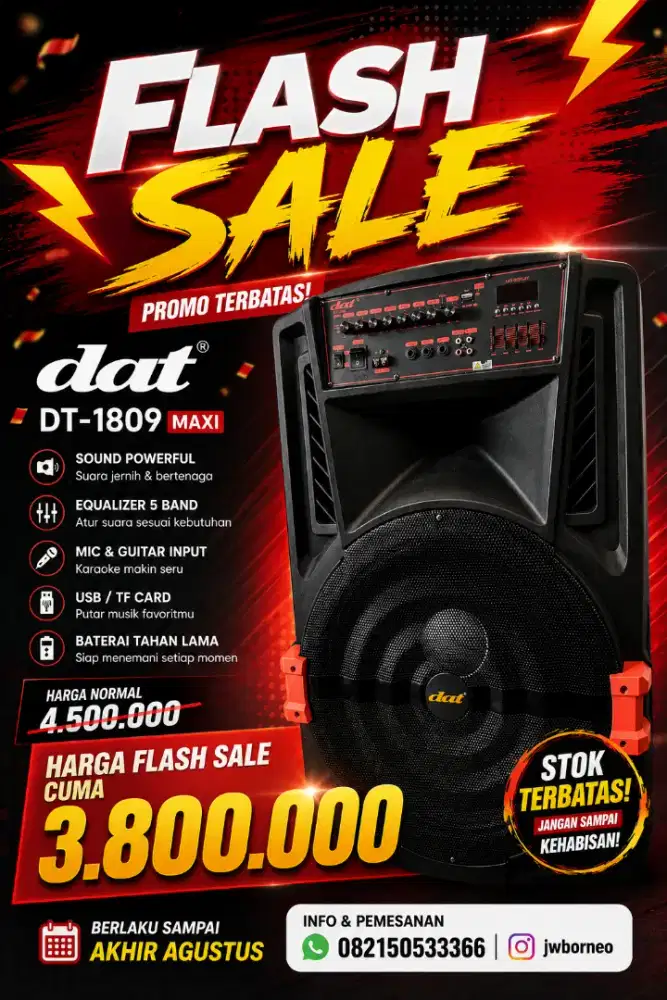 SPEAKER BLUETOOTH DAT DT 1809 MAXI