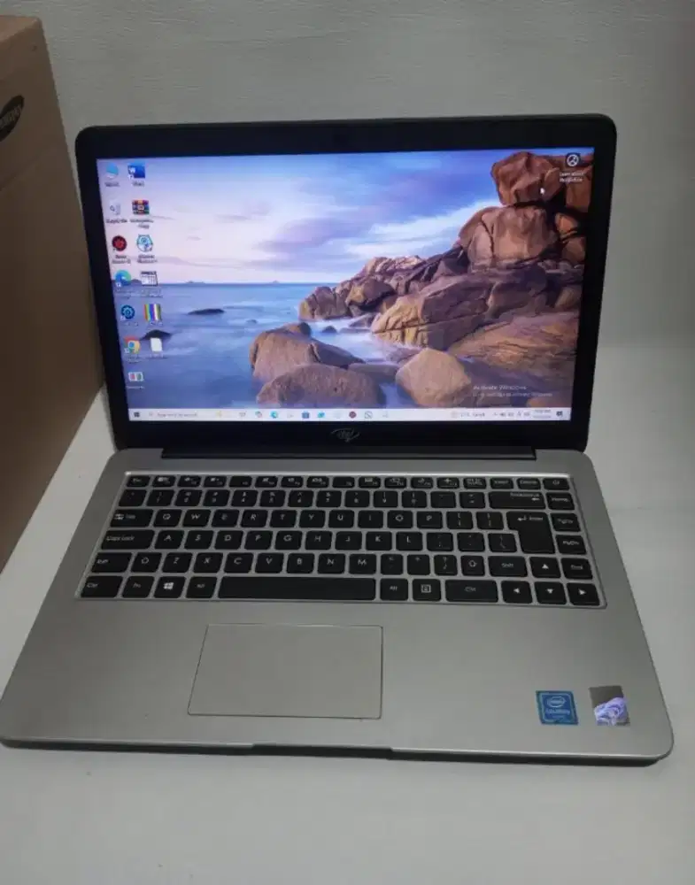 Laptop Itel Epic 1 Intel N4120 DDR 4GB SSD 256GB LED 14 Slim 5 jam
