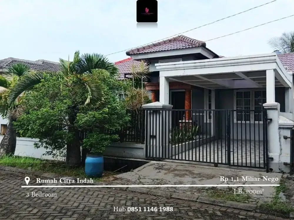 Dijual Rumah di Citra Indah