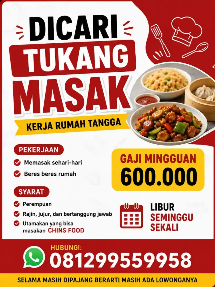 Tukang masak siang malam