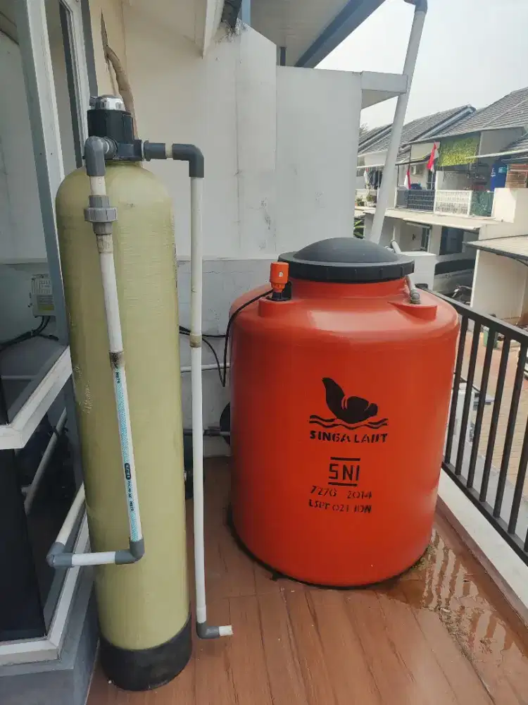 DIJUAL FILTER AIR TABUNG FRP NANOTEC 1054 free MEDIA FILTER