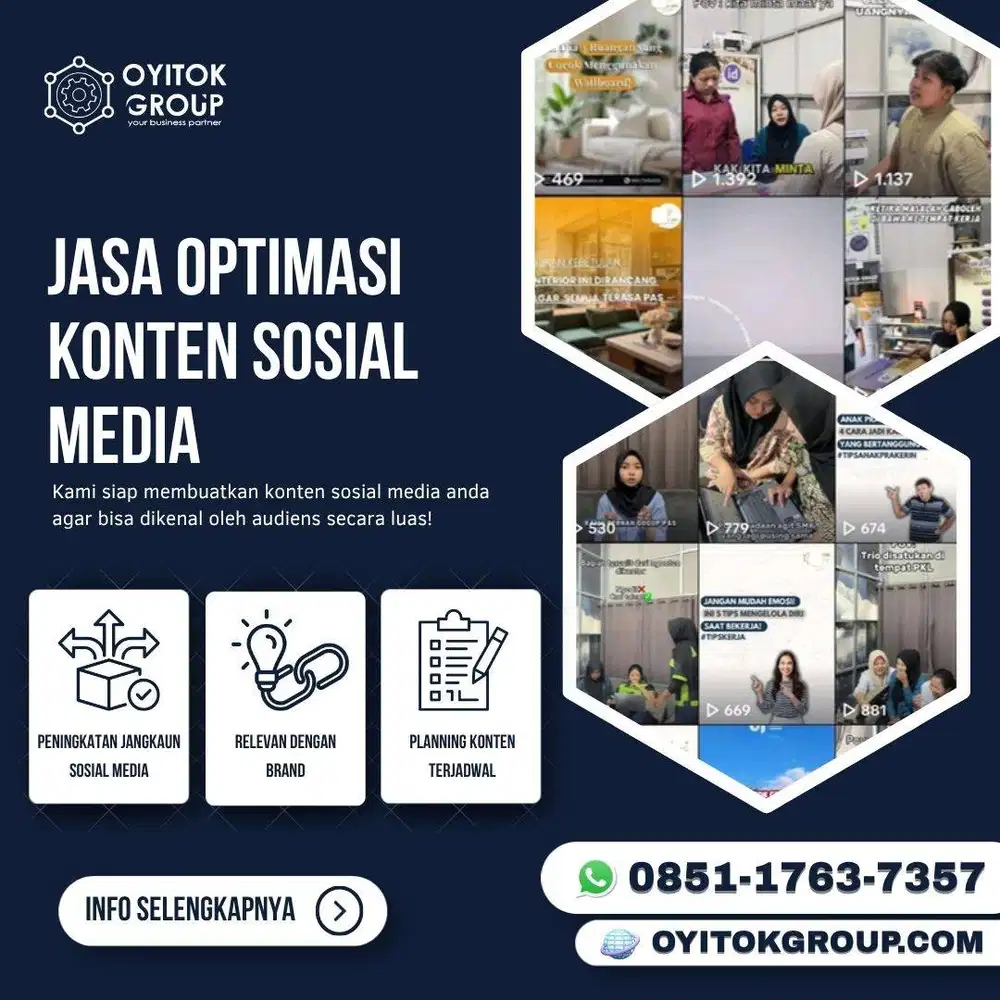 JASA OPTIMASI KONTEN SOSMED PROFESIONAL