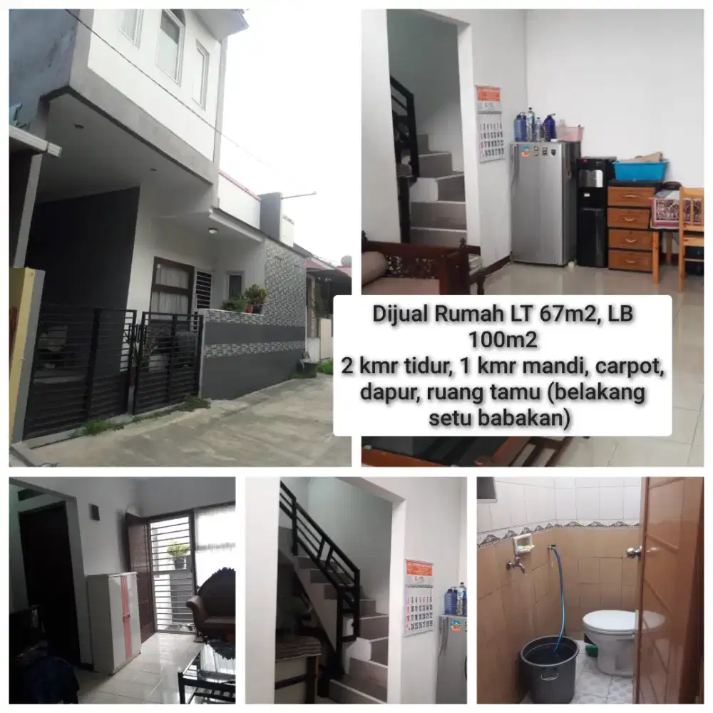 Rumah second dalam cluster belakang setu babakan jagakarsa