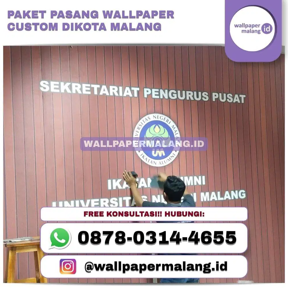 Paket pasang wallpaper custom dikota malang