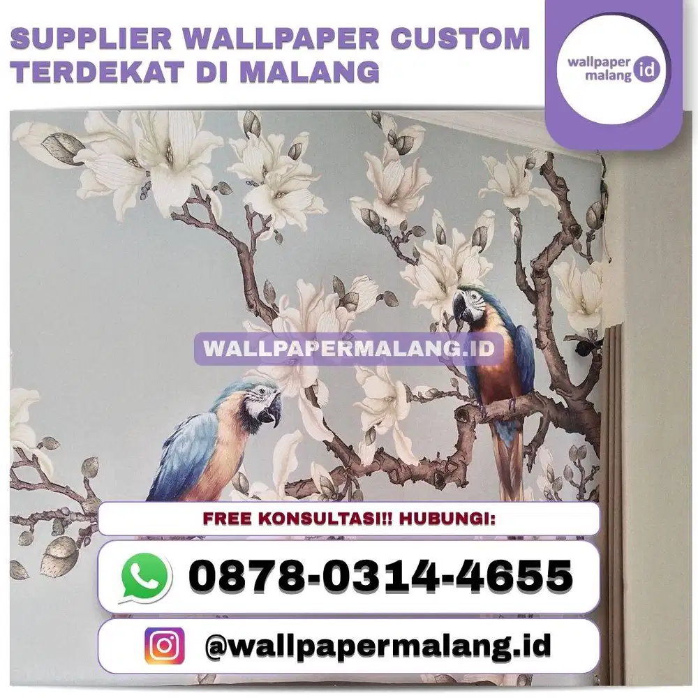 SUPPLIER WALLPAPER CUSTOM TERDEKAT DI MALANG