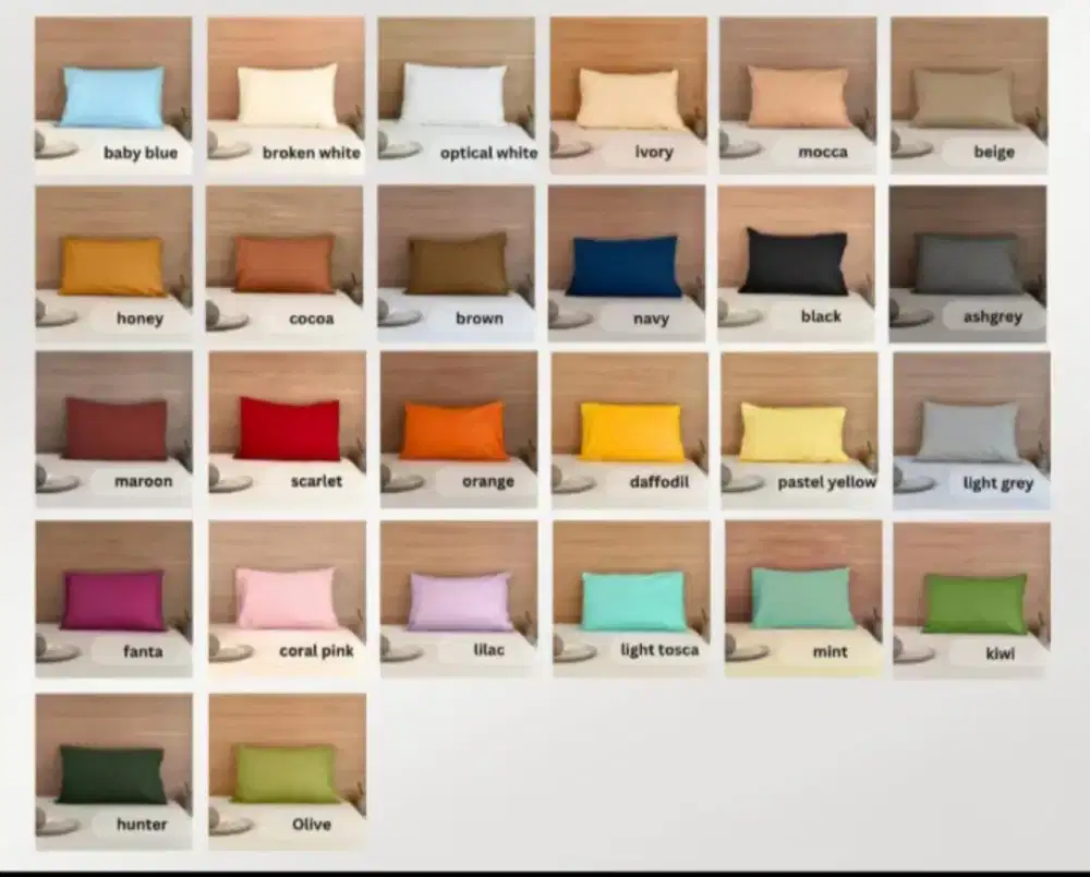 Sprei polosan katun halus dan dingin