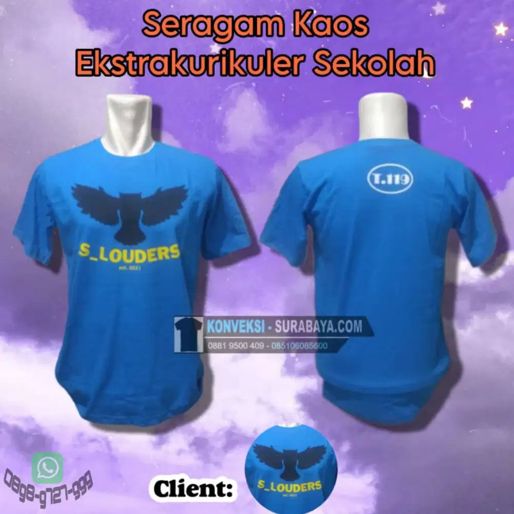 Produksi Kaos Promosi Partai Besar Surabaya - Bahan Cotton Premium