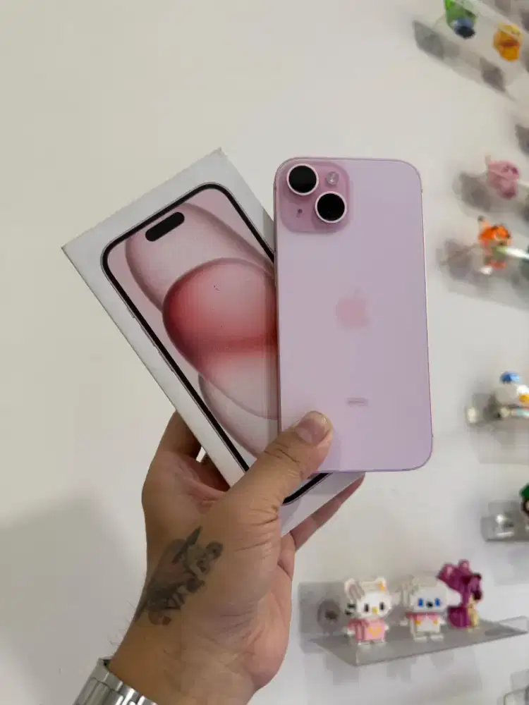 iphone 15 128 ibox BH 94% garansi on