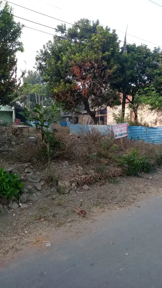Tanah SHM strategis pinggir jalan aspal