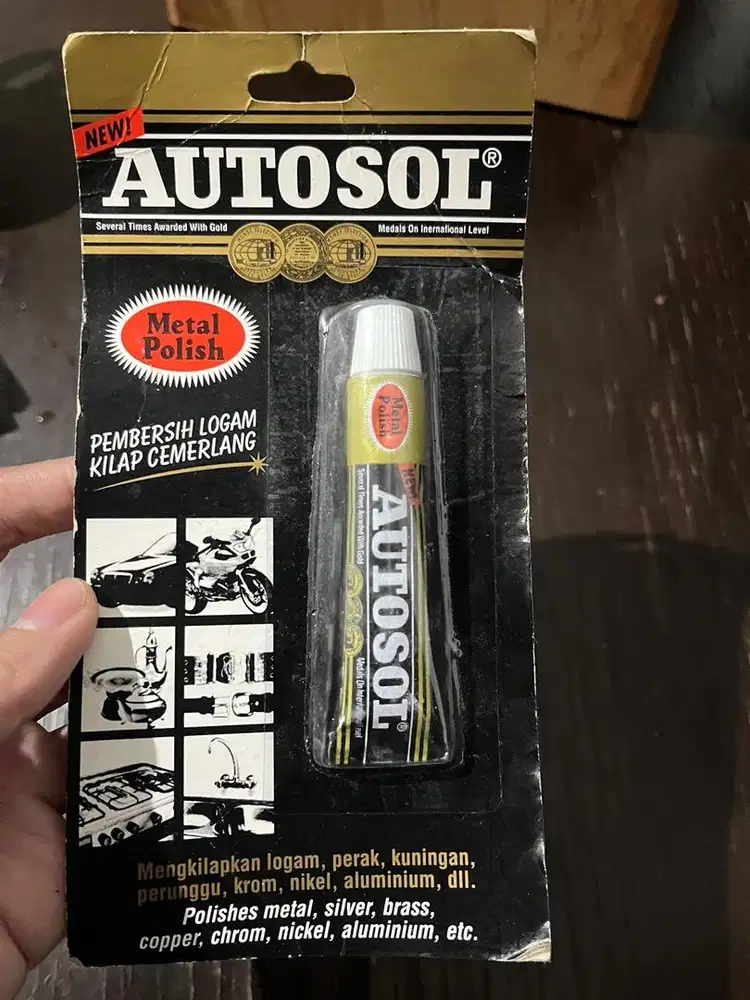 Autosol Metal Polish Pengkilap Logam Kuningan Perak Chrome Perunggu
