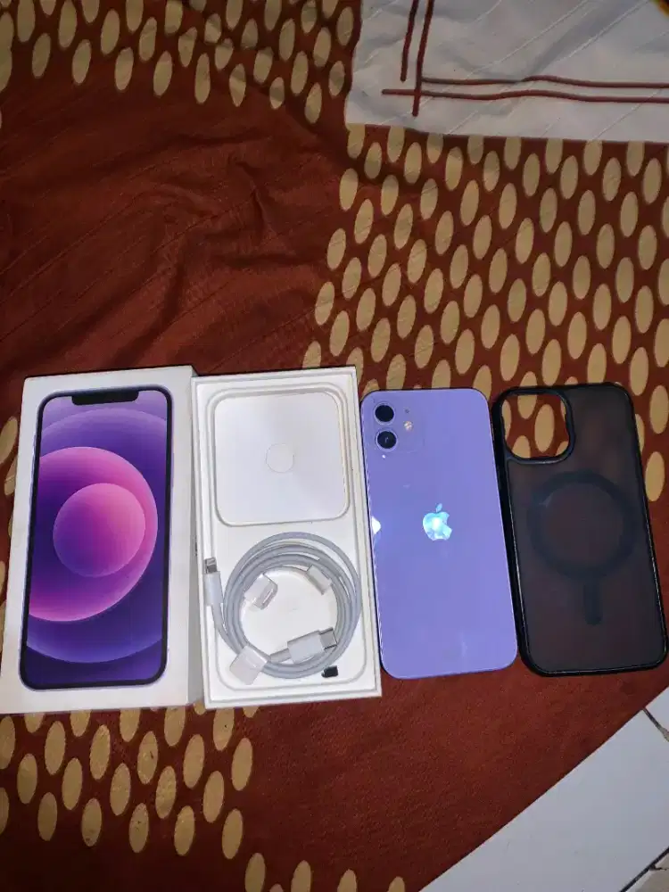 iphone 12 64gb purple resmi ibox digimap