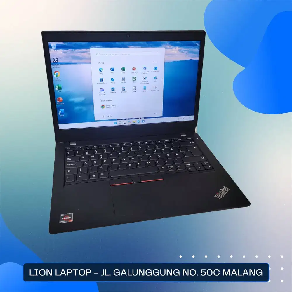 Gaming/Editing AMD Ryzen 5 PRO 8/256 MULUS Lenovo Thinkpad L14 Gen 1 [